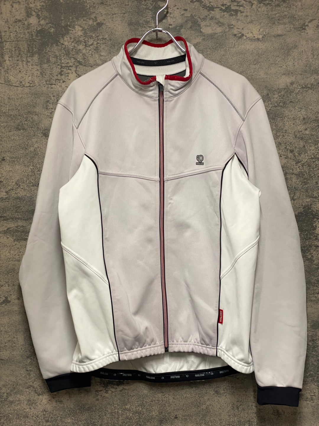 KP702 パールイズミ PEARL iZUMi 長袖 サイクルジャケット 白 BL 裏起毛 ※旧ロゴ