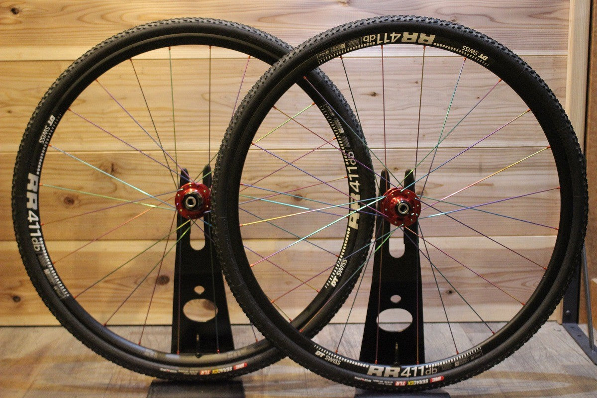 DT SWISS RR411 DB リム クリスキング CHRIS KING R45 DISC ハブ
