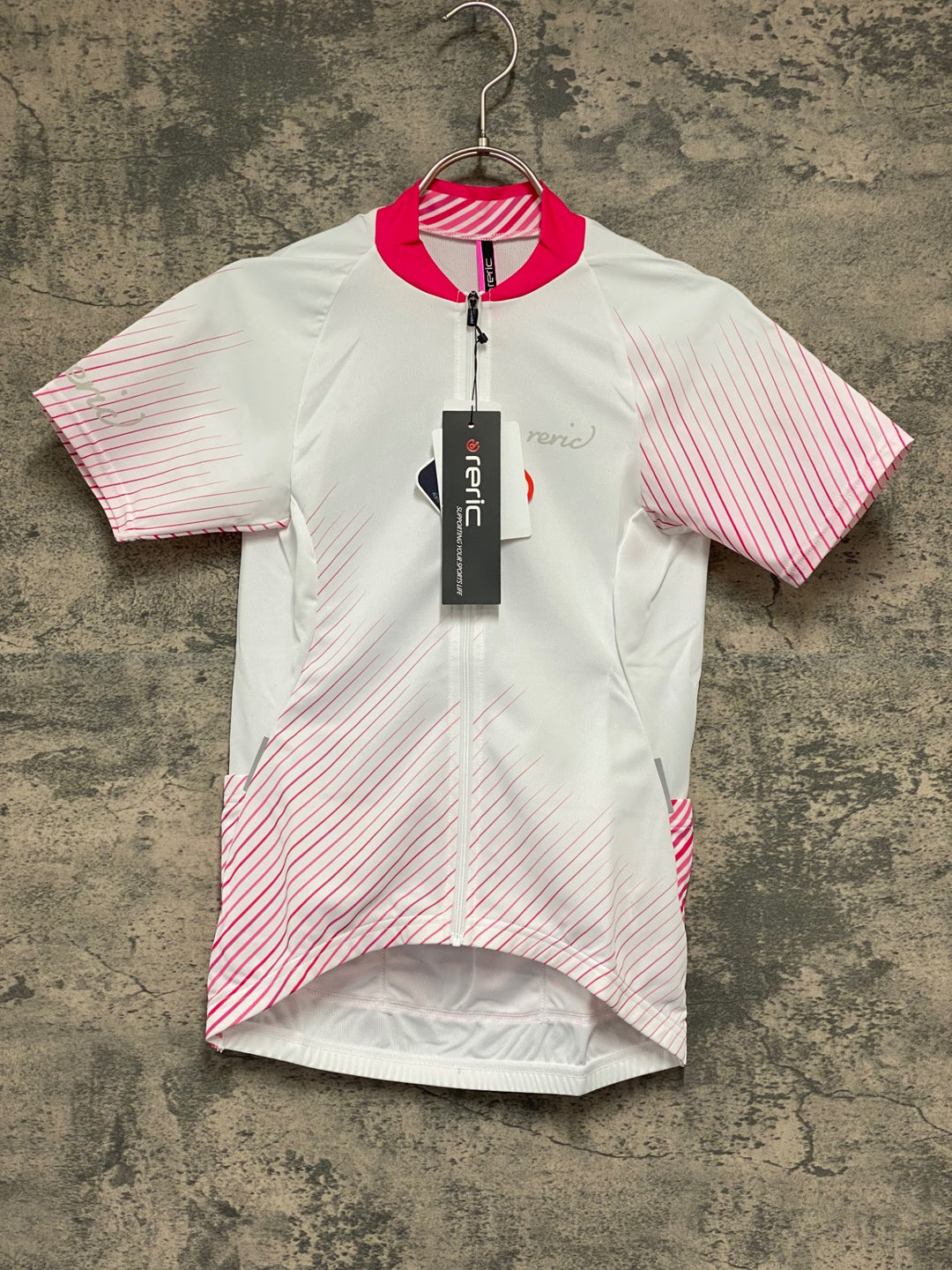 JW008 レリック reric Women's Himalia SS Jersey 半袖サイクルジャージ S 白 レディース