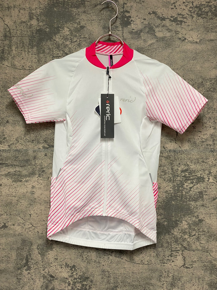 JW008 レリック reric Women's Himalia SS Jersey 半袖サイクルジャージ S 白 レディース