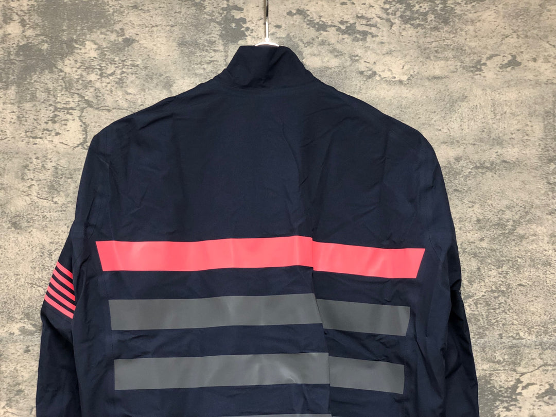 KN771 ラファ Rapha RCC PRO TEAM RAIN JACKET サイクルジャケット 紺 M