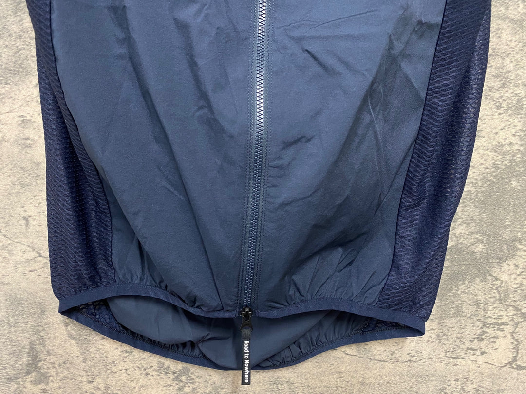 JY505 パスノーマルスタジオ PAS NORMAL STUDIOS Mechanism Stow Away Gilet ジレ サイクルベスト ネイビー L