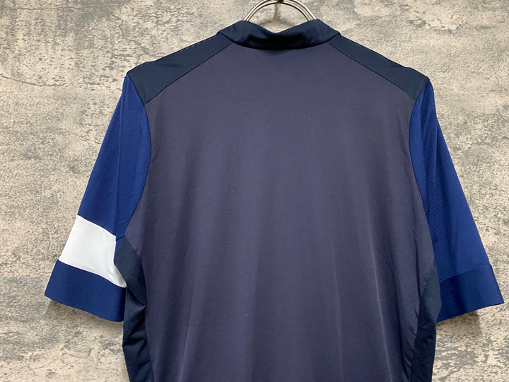 KC681 ラファ Rapha PRO TEAM TRAINING JERSEY 半袖 サイクルジャージ 濃紺 XL ※汚れ