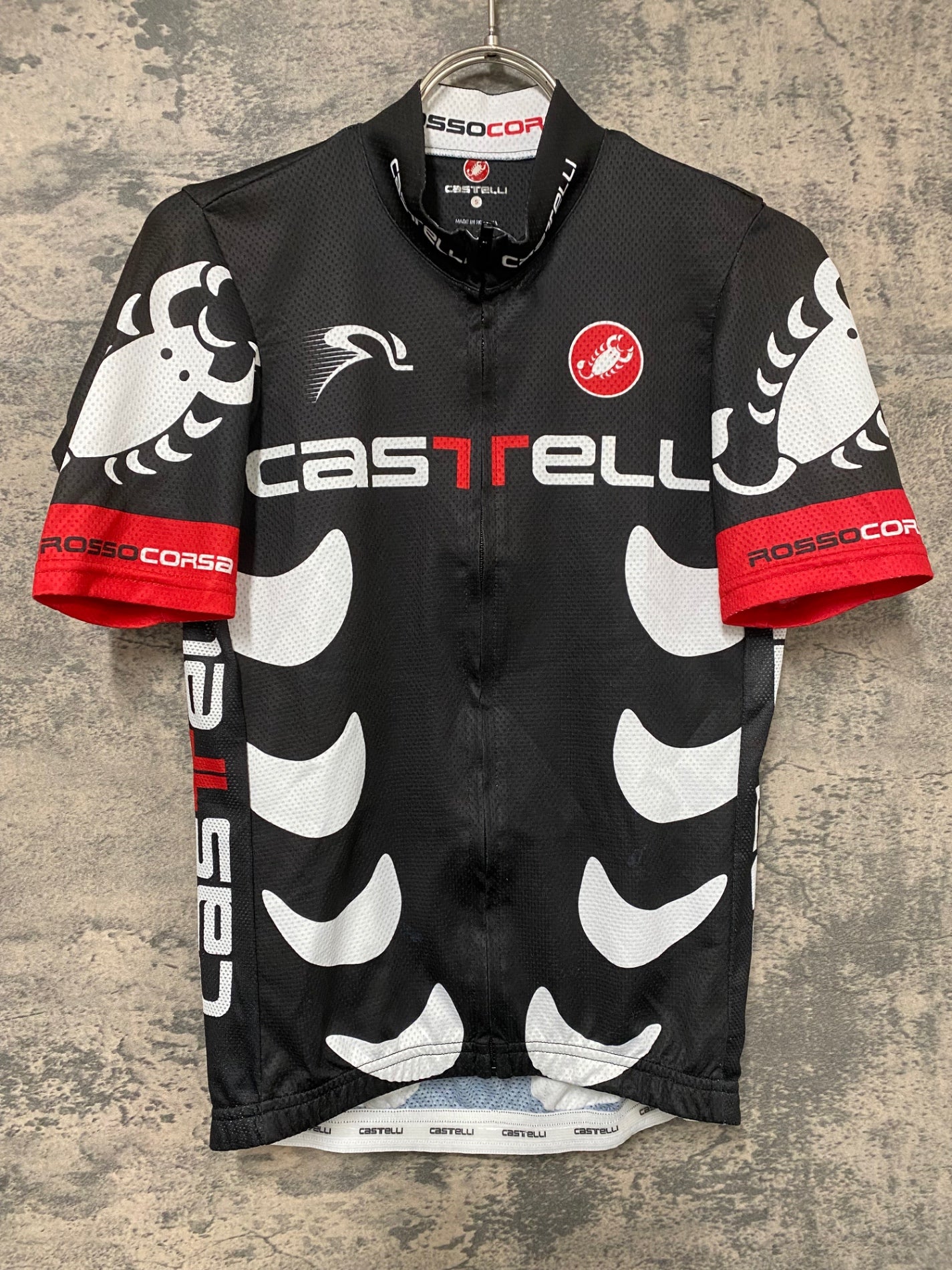 JV190 カステリ CASTELLI 半袖 サイクルジャージ 黒 S – BICI AMORE