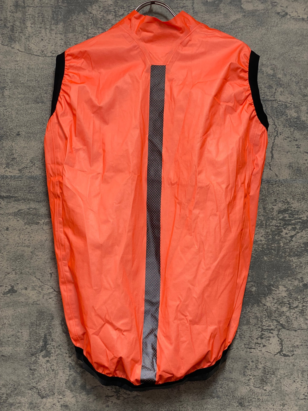 JZ085 アソス ASSOS EQUIPE RS Rain Vest lollyRed サイクルベスト ジレ オレンジ M ※タグカット