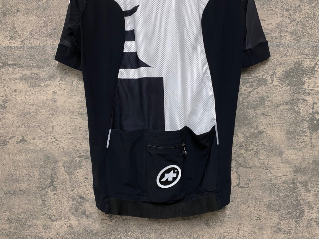 JG623 アソス assos SS.100cento 半袖 サイクルジャージ 黒白 S