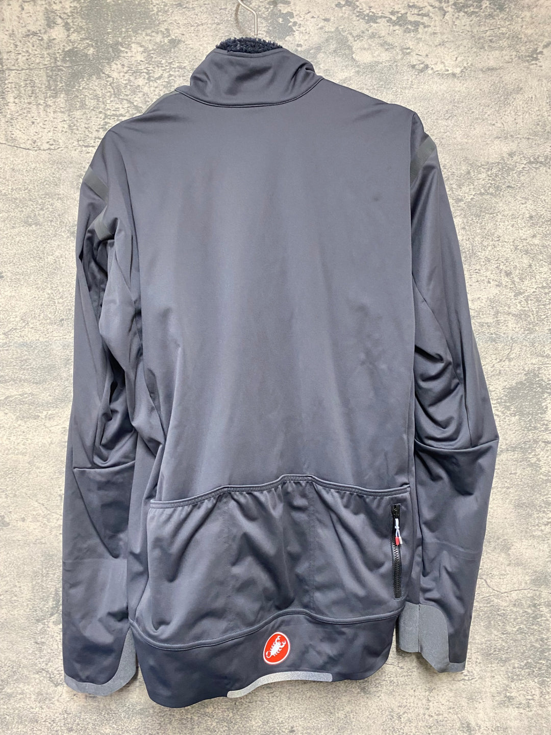 KA688 カステリ CASTELLI 長袖 ウィンドブレーカー グレー L