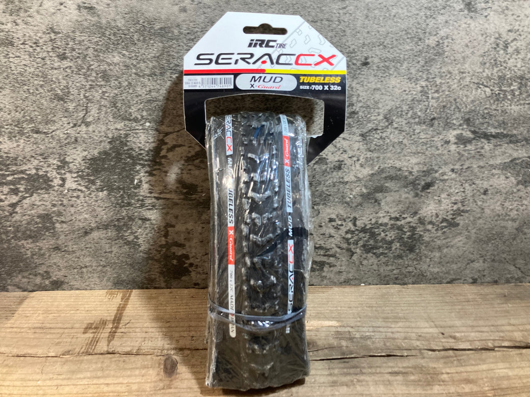 KA663 iRC SERAC CX MUD TUBELESS チューブレス タイヤ 700x32C 1本