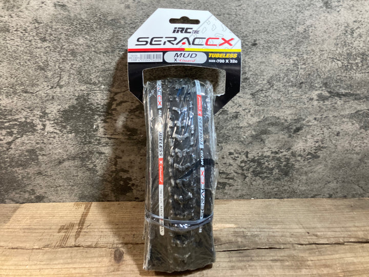 KA663 iRC SERAC CX MUD TUBELESS チューブレス タイヤ 700x32C 1本