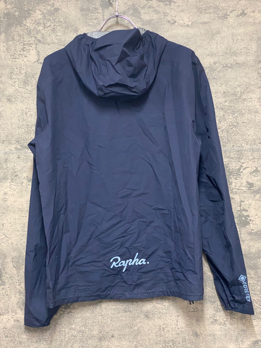 KQ687 ラファ Rapha EXPLORE HOODED GORE-TEX PULLOVER 長袖 ジャケット 濃紺 S