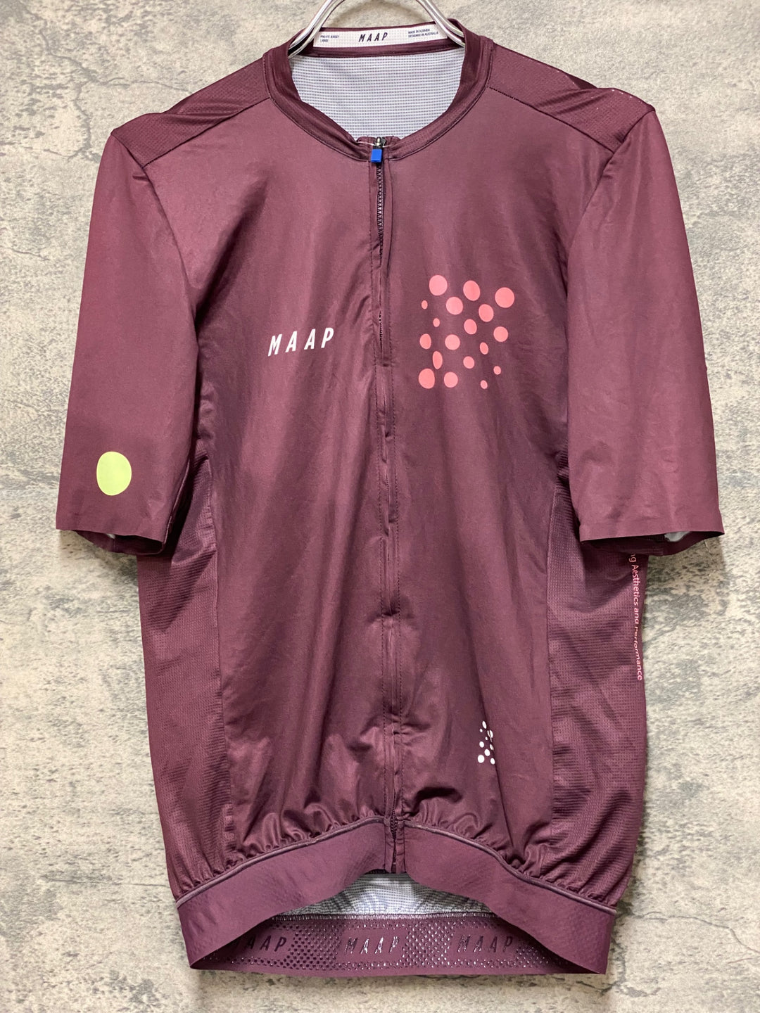 JM951 マープ MAAP PRO FIT JERSEY 半袖 サイクルジャージ ブラウン L