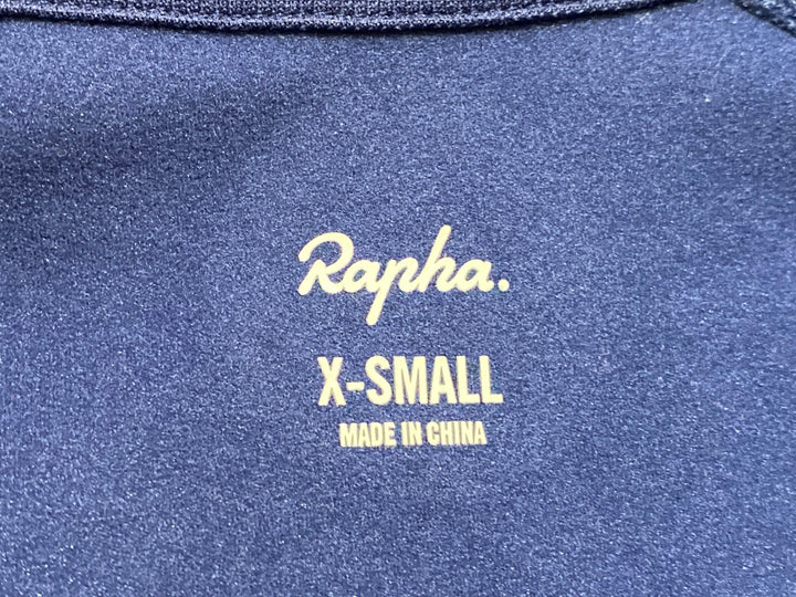 JE225 ラファ Rapha MEN'S LONG SLEEVE CORE JERSEY 長袖 サイクルジャージ ネイビー S 裏起毛