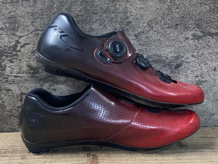 JR040 シマノ SHIMANO SHRC701M ビンディングシューズ SPD-SL 赤 EU46