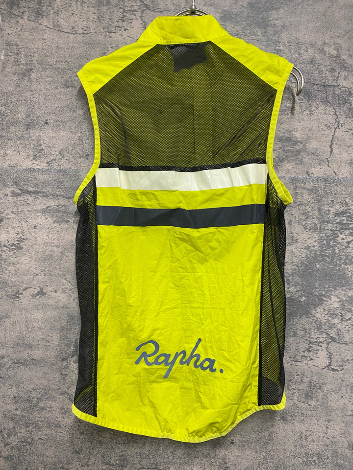 JD820 ラファ Rapha BREVET ジレ サイクルベスト 黄 M