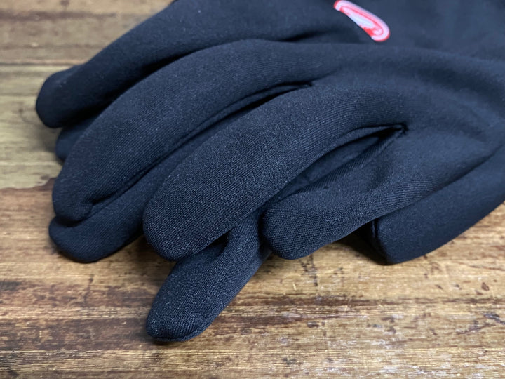 KG696 カステリ CASTELLI GORE-TEX 長指 グローブ 黒 L 裏起毛
