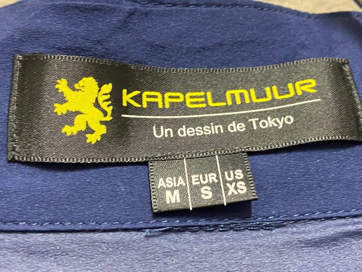 KQ953 カペルミュール KAPELMUUR 長袖 ウィンドブレーカー 紺 M