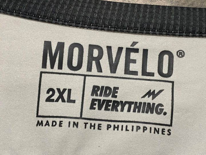 JO639 モルベロ MORVELO 半袖 サイクルジャージ 黒 2XL