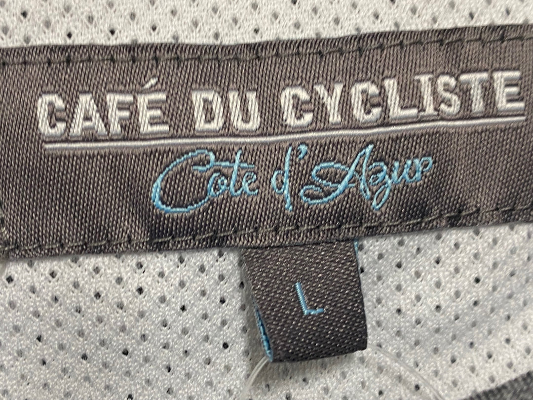 JY650 カフェドシクリステ CAFE DU CYCLISTE ANGELE 長袖 スウェットシャツ サイクルジャージ グレー 黒 L