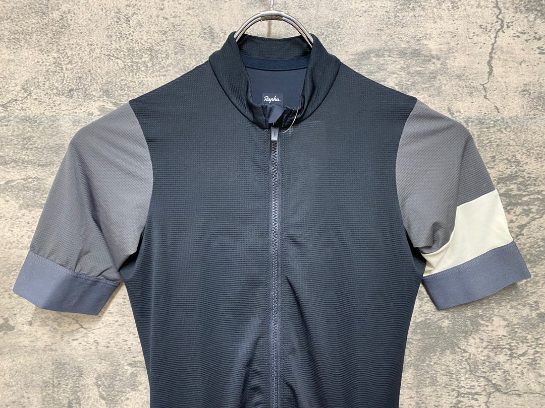 JZ990 ラファ Rapha WOMEN'S PRO TEAM TRAINING JERSEY 半袖 サイクルジャージ 黒 XXS レディース