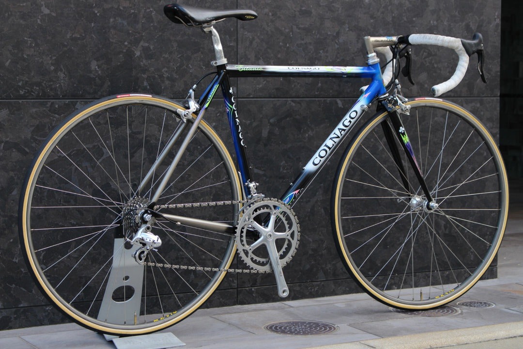 コルナゴ COLNAGO チタニオ TITANIO ART DECOR 1998年頃 カンパニョーロ レコード 9S チタン ロードバイク 【福岡店】