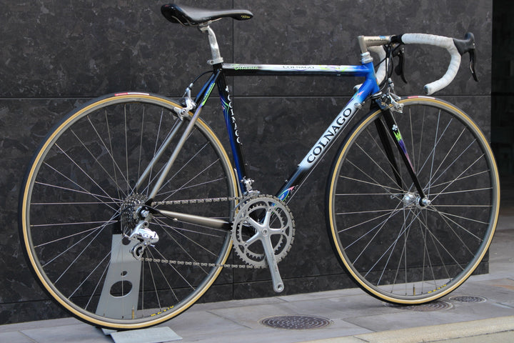 コルナゴ COLNAGO チタニオ TITANIO ART DECOR 1998年頃 カンパニョーロ レコード 9S チタン ロードバイク 【福岡店】