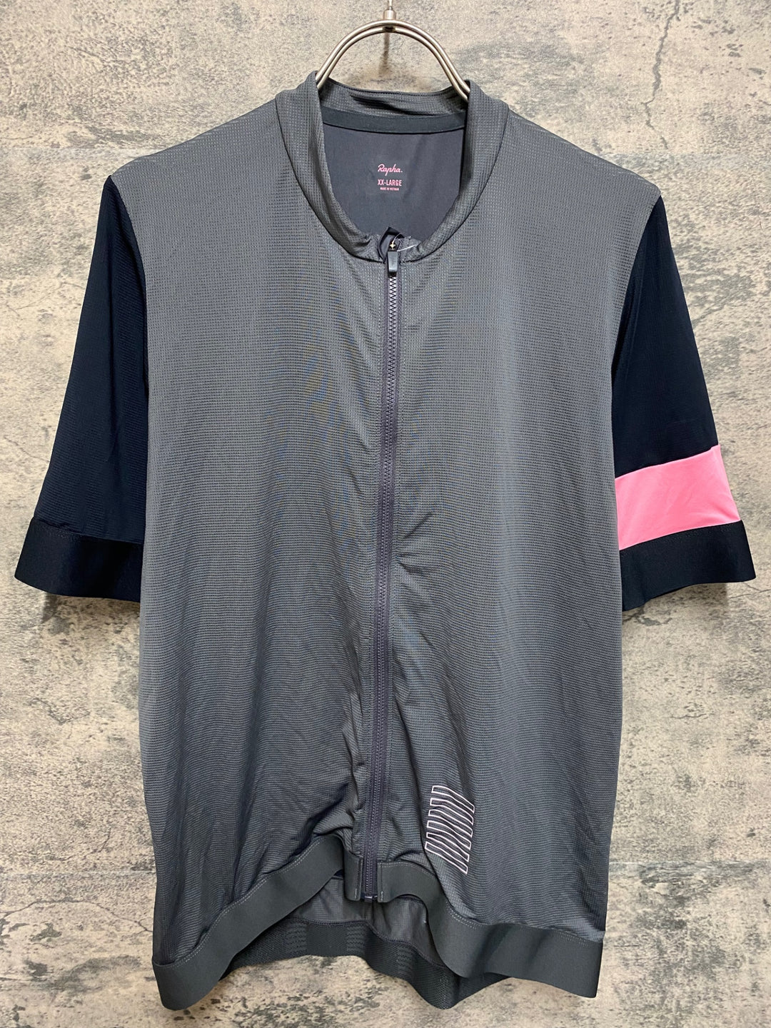 JN802 ラファ Rapha PRO TEAM TRAINING JERSEY 半袖 サイクルジャージ 黒 グレー ピンク XX-L