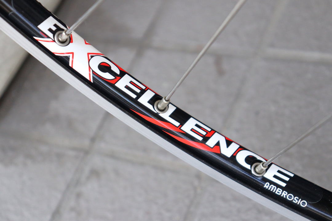 アンブロッシオ AMBROSIO エクセレンス EXCELLENCE リム デュラエース DURA-ACE 7900 ハブ 手組 アルミ クリンチャー ホイールセット シマノ 9/10S ホイールセット 【横浜店】