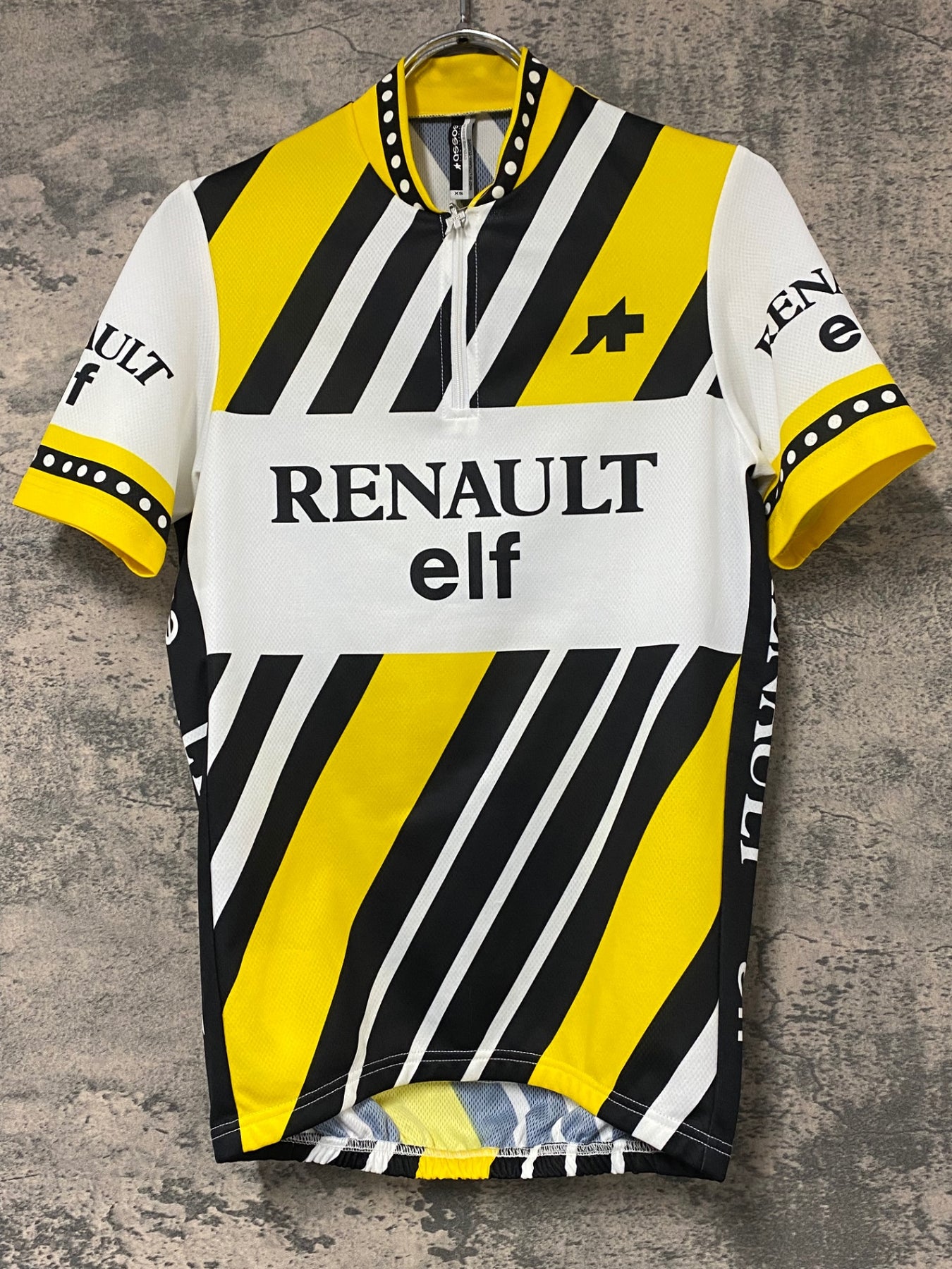 JG893 アソス assos 半袖サイクルジャージ 白黄 XS RENAULT elf – BICI