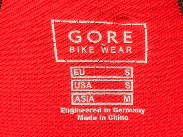 JQ559 ゴアバイクウェア GORE BIKE WEAR 半袖サイクルジャケット 黒赤 M