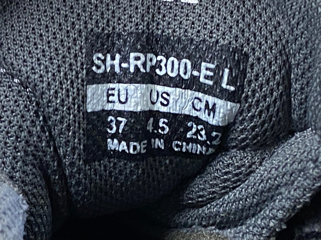 JU552 シマノ SHIMANO RP3 SH-RP300 EL ビンディングシューズ EU37 ブラック 3穴/2穴