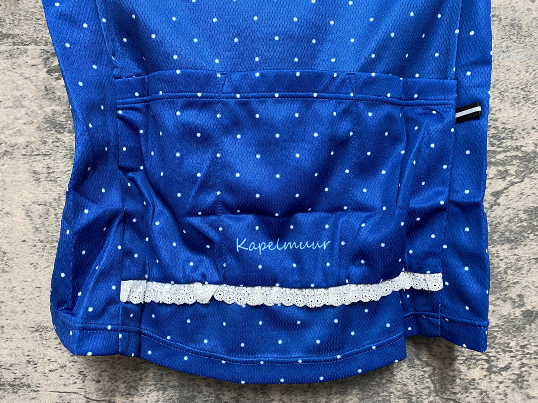 JO883 カペルミュール KAPELMUUR 半袖 サイクルジャージ ネイビー ドット 36 レディース