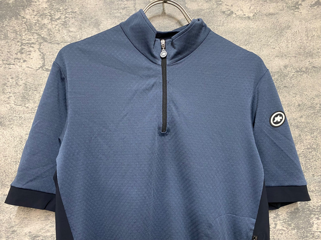 JN726 アソス assos ミレ MILLE GTC GRVL CROSS OVER 半袖 サイクルジャージ 黒 グレー M