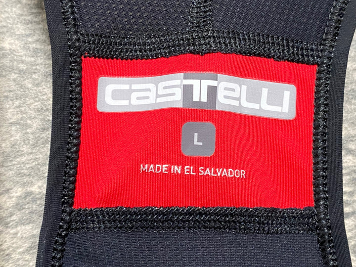 JK538 カステリ CASTELLI ビブショーツ L 黒