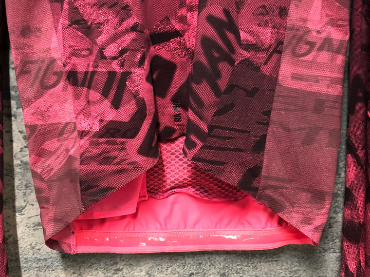 KM922 ラファ Rapha PRO TEAM LONG SLEEVE THERMAL JERSEY ROAD GRAFFITI 長袖 サイクルジャージ ピンク L