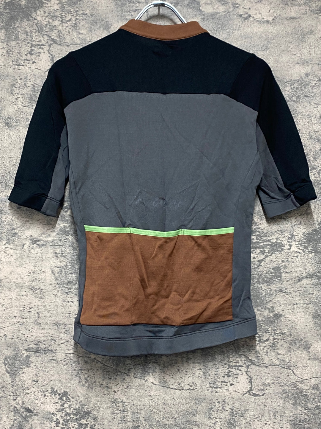 JW766 イザドア Isadore Patchwork Jersey 半袖 サイクルジャージ 茶 XS