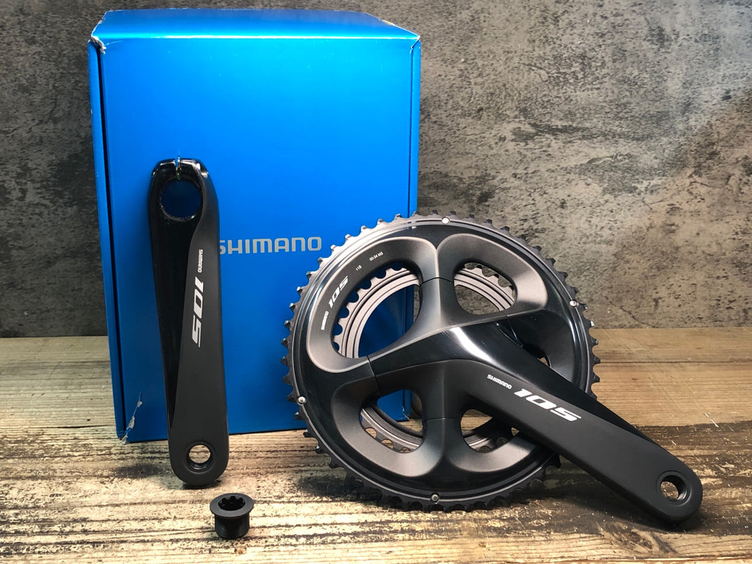 JR628 シマノ SHIMANO 105 FC-R7000 クランクセット 黒 50/34T 160mm