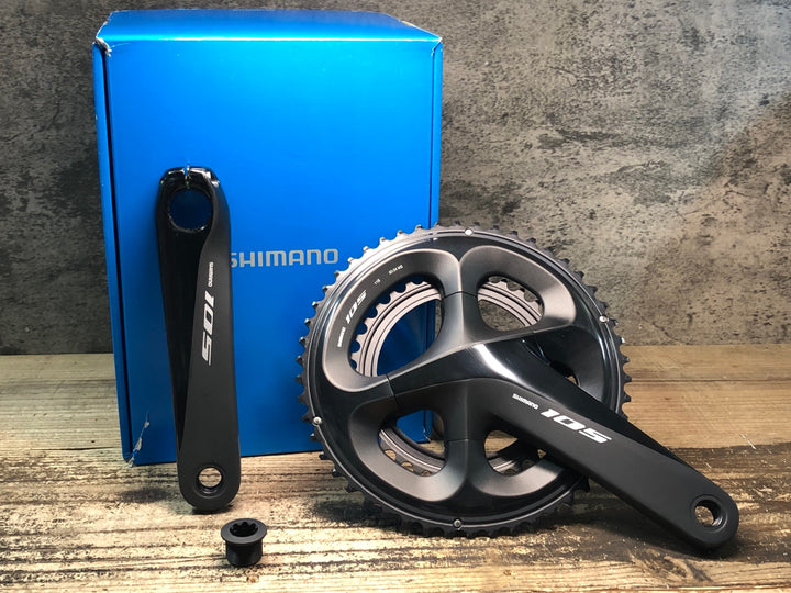 JR628 シマノ SHIMANO 105 FC-R7000 クランクセット 黒 50/34T 160mm
