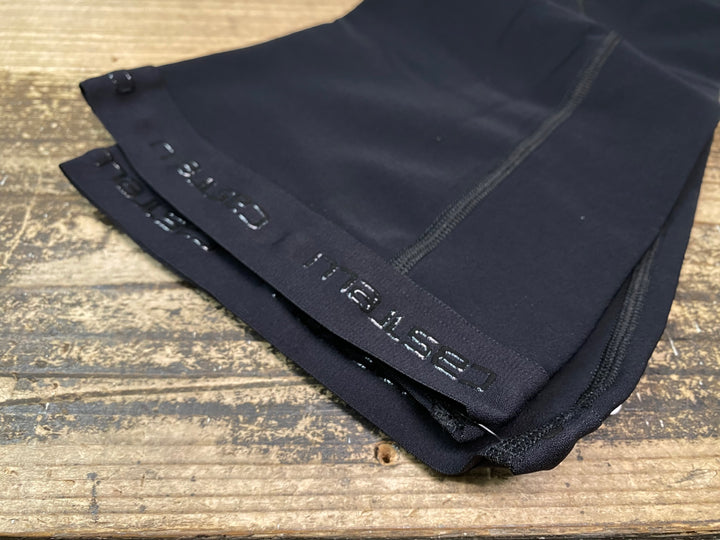 JE742 カステリ castelli レッグウォーマー NANOFLEX Lサイズ 黒 裏起毛 未使用