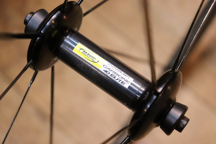 マヴィック MAVIC コスミックカーボン COSMIC CARBONE 40 ELITE アルミ カーボン クリンチャー ホイールセット シマノ 11S/12S 13C  【芦屋店】