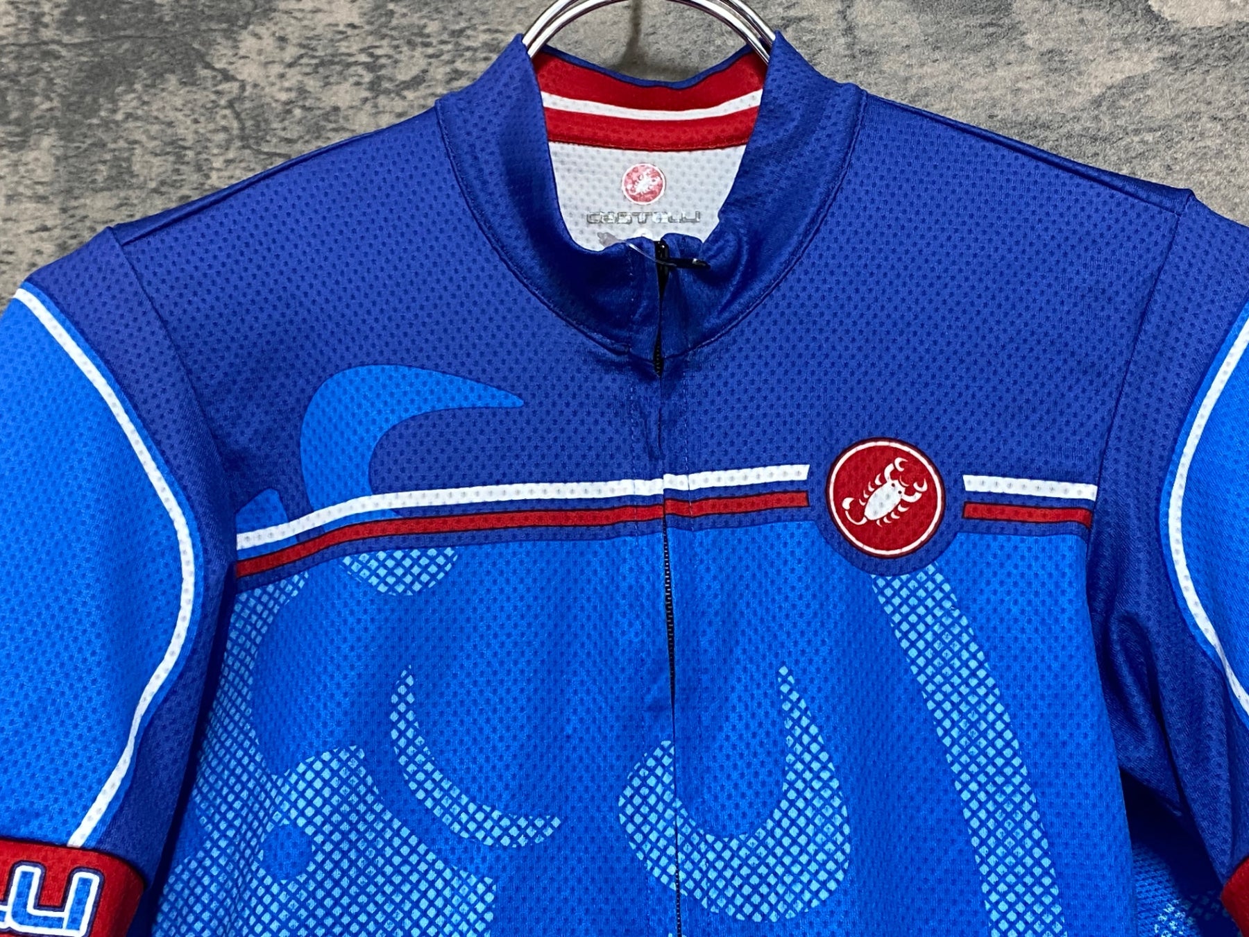 KB551 カステリ CASTELLI GARMIN 半袖 サイクルジャージ 青 S – BICI