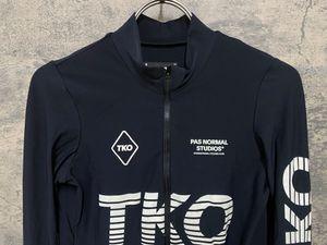 KB874 パスノーマルスタジオ PAS NORMAL STUDIOS Men's T.K.O. Mechanism Long Sleeve Jersey 長袖 サイクルジャージ 黒 S 裏起毛