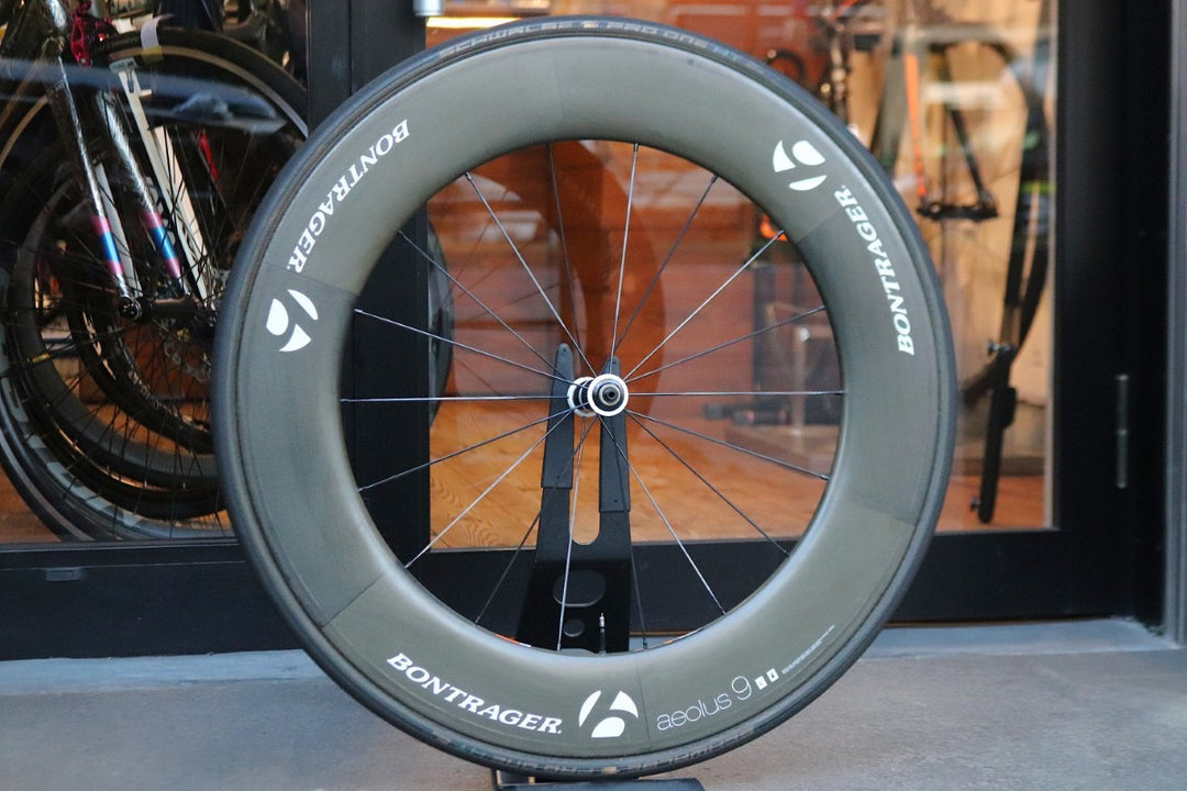 ボントレガー BONTRAGER アイオロス AEOLUS 9 カーボン チューブラー フロントホイール 【東京南麻布店】