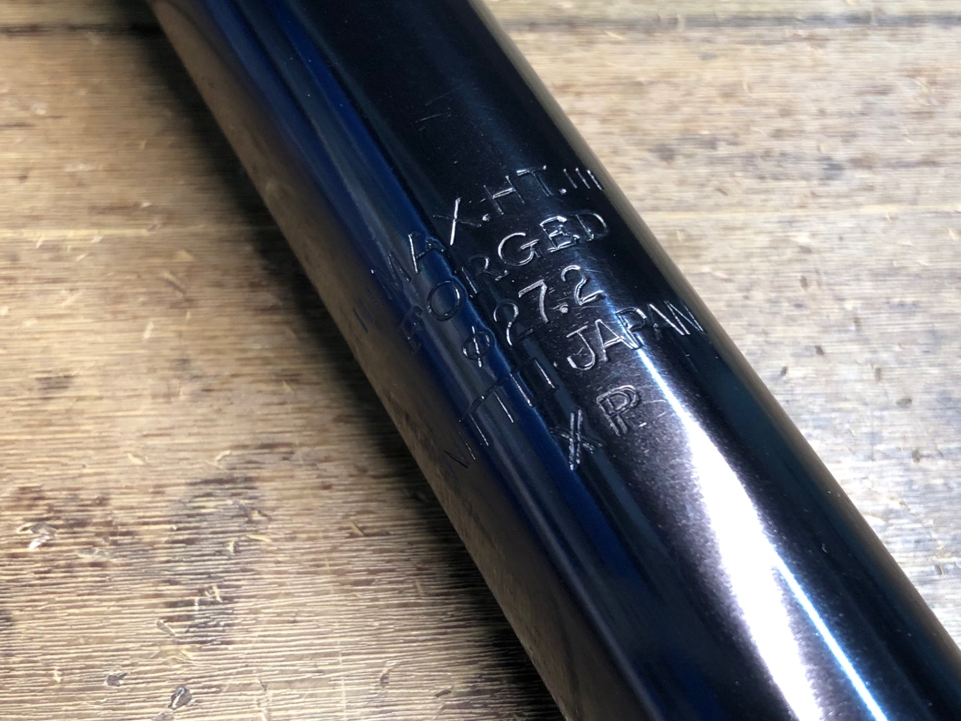 JK429 日東 NITTO 92 アルミ シートポスト 黒 250mm Φ27.2 – BICI