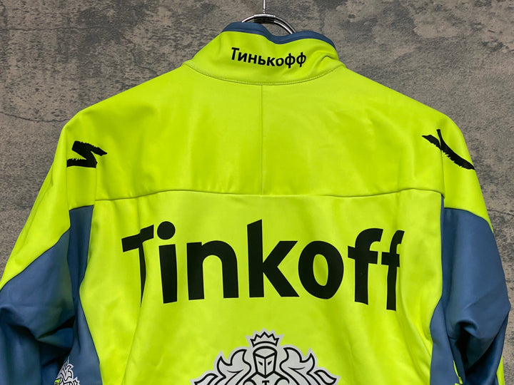 KJ868 スポーツフル sportful 裏起毛 長袖 サイクルジャケット 黄 L TINKOFF ※汚れ
