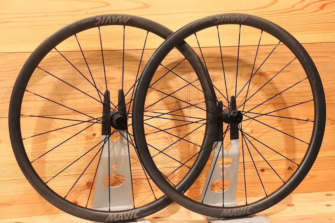 【未使用品】 マヴィック MAVIC コスミック COSMIC SL32 DISC カーボン チューブレス ホイールセット シマノ12/11S 21C 【千葉店】
