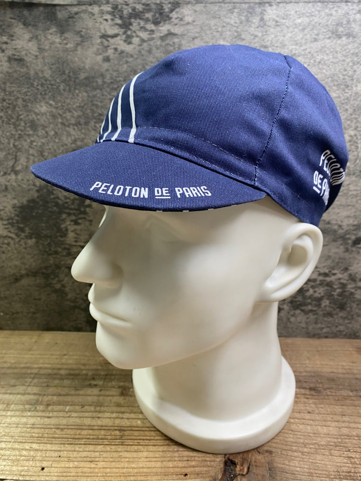 JJ317 プロトンドパリ PELOTON DE PARIS サイクルキャップ ワンサイズ 紺