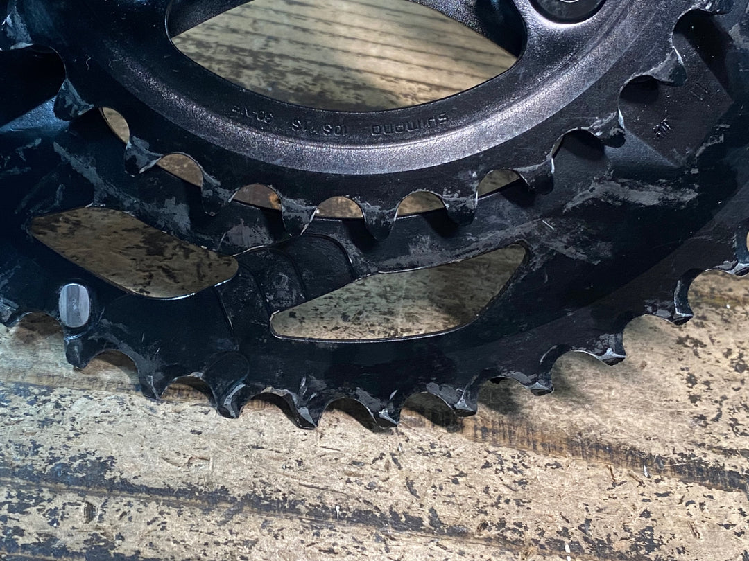 JI389 シマノ SHIMANO GRX FC-RX600 クランクセット 165mm 46/30T