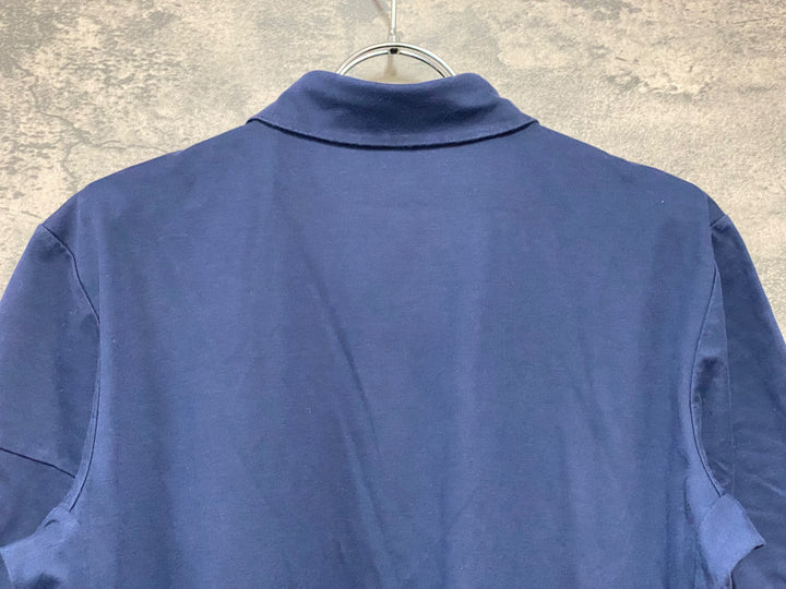 KI176 ラファ Rapha ESSENTIAL POLO 半袖 ポロシャツ ネイビー L
