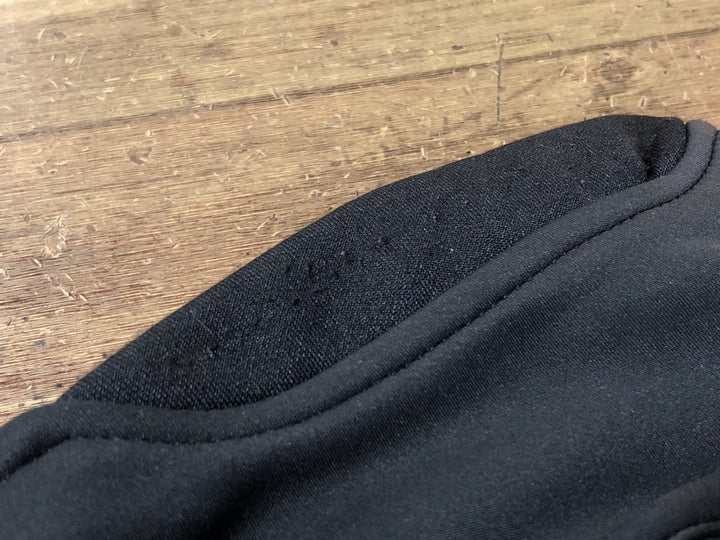 KD407 カステリ CASTELLI 長袖 サイクルジャケット 黒 S 裏起毛 ※汚れ ラバー部べたつき