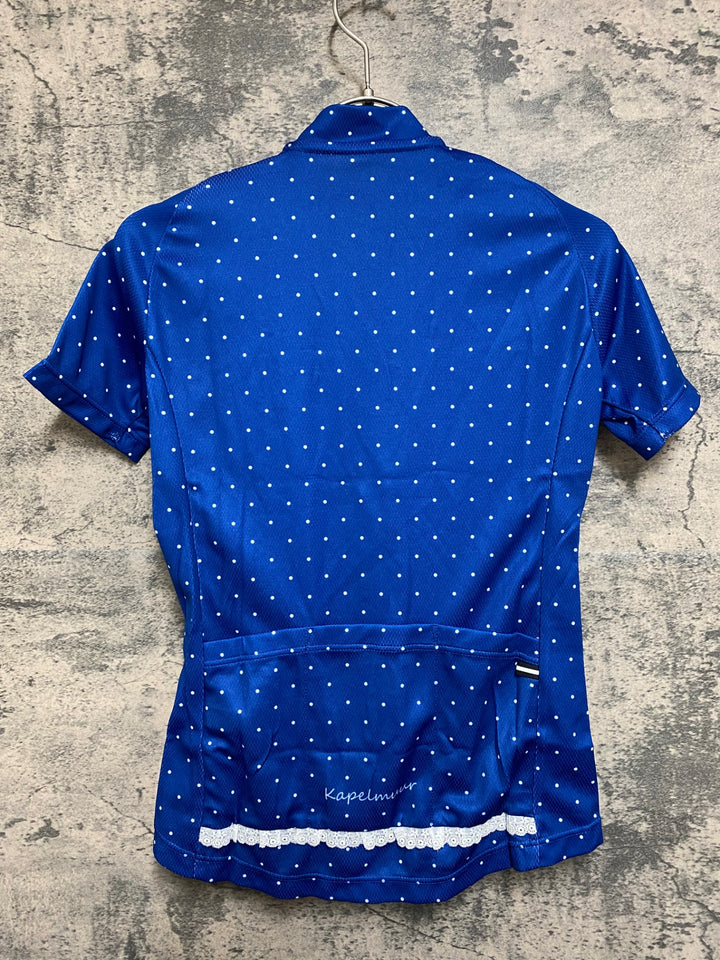 JO878 カペルミュール KAPELMUUR 半袖 サイクルジャージ ネイビー ドット 36 レディース